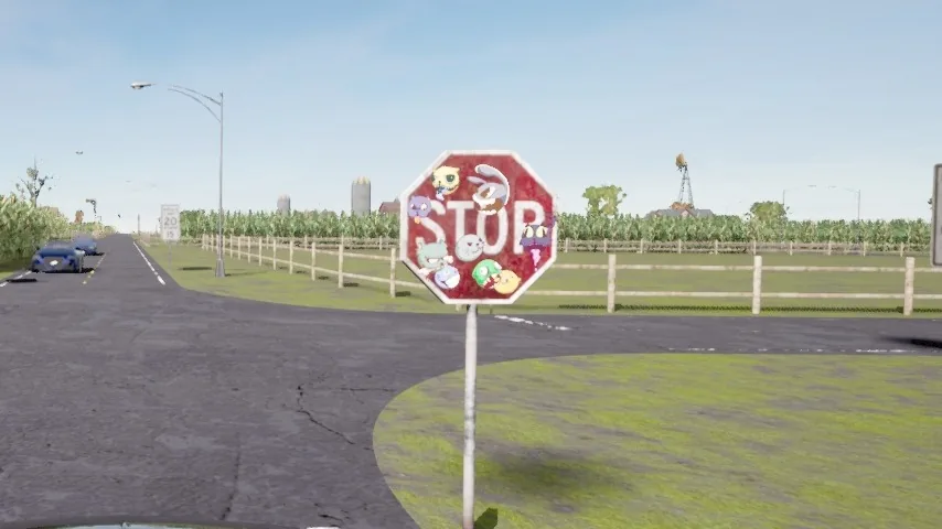 Stop sign generalization scenario